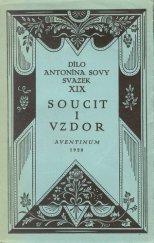 kniha Soucit i vzdor básně z roku 1891-1894, Ot. Štorch-Marien 1928