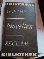 kniha Goethe Novellen  Universal Bibliothek, Reclam 1982