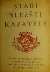 kniha Staří slezští kazatelé, Profil 1970