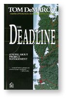 kniha The Deadline A novel about project management, Dorset Hourse Publishing 1997