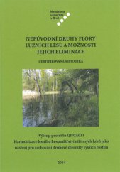 kniha Nepůvodní druhy flóry lužních lesů a možnosti jejich eliminace, Mendelova univerzita v Brně 2014