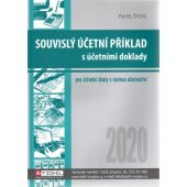 kniha Souvislý účetní příklad s účetními doklady 2020 pro střední školy s výukou účetnictví, Pavel Štohl 2020