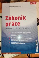 kniha Zákoník práce Po novele k 1.10.2023 a 1.1.2024, Anag 2023