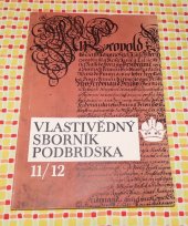 kniha Vlastivědný sborník Podbrdska 11/12, Okresní archiv a okresní muzeum Příbram 1977