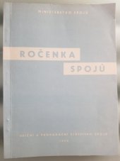 kniha Ročenka spojů, Ministerstvo spojů v Edičním a propagačním středisku spojů 1959