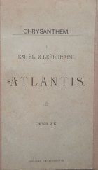 kniha Atlantis básně, Emanuel z Lešehradu 1899
