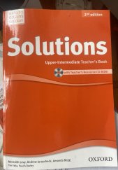 kniha Solutions  Upper-Intermediate - Teacher's Book, Oxford University Press 2019