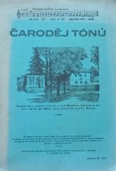 kniha Čaroděj tónů sborník k uctění nesmrtelné památky Bedřicha Smetany a jeho pobytu v Jablkynicích, Učitelské organisace kraje mladoboleslavského 1937