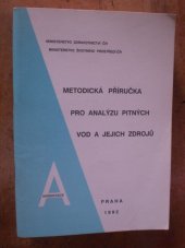 kniha Metodická příručka pro analýzu pitných vod a jejich zdrojů, Ministerstvo životního prostředí ČR 1992