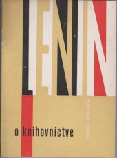 kniha Lenin o knihovníctve, Matica slovenská 1965