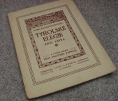 kniha Tyrolské elegie a, Král Lávra, František Bačkovský 1906