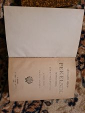kniha Pekelník hra o třech dějstvích, J. Otto 1906