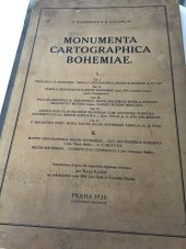 kniha Monumenta cartographica Bohemiae Mappa Geographica Regni Bohemiae & Regni Bohemiae Conspectus generalis a Joh. Christ. Müller a. c. MDCCXX, Institut de géographie de l'université Charles IV. 1934