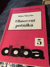 kniha Obnovení pořádku, Index 1979