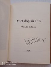kniha Deset dopisů Olze, Výbor dobré vůle - Nadace Olgy Havlové 1997