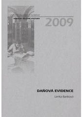 kniha Daňová evidence, Univerzita Palackého v Olomouci 2009