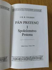 kniha Pán prstenů  Společenstvo prstenů , Mladá fronta 1998