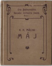 kniha Máj báseň, František Bačkovský 1905