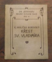 kniha Křest sv. Vladimíra legenda z ruské historie, František Bačkovský 1906