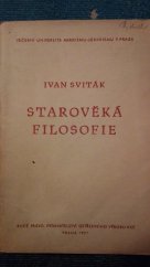 kniha Starověká filosofie, ÚV KSČ 1957