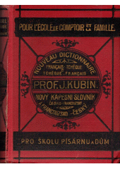 kniha Nový kapesní slovník česko-francouzský a francouzsko-český, Jindřich Lorenz 1932