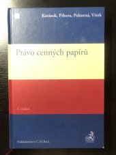 kniha Právo cenných papírů, Nakladatelství C.H. Beck 2014