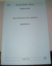 kniha Didaktika II, Univerzita Palackého, Pedagogická fakulta 1999