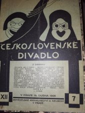 kniha Československé divadlo , Zemědělské knihkupectví A. Neubert 1929