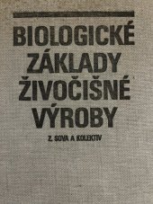 kniha Biologické základy živočišné výroby, Státní zemědělské nakladatelství 1988