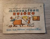 kniha Monoklíček Evičku zve na ranní rozcvičku, SNDK 1962