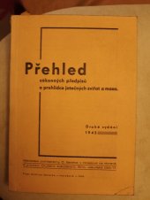 kniha Přehled zákonných předpisů o prohlídce jatečných zvířat a masa = [Übersicht der gesetzlichen Vorschriften über die Schlachtvieh- und Fleischbeschau, Oldřich Balatka 1943