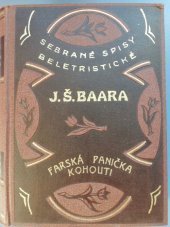 kniha Farská panička Kohouti : (farských historek díl II), Českomoravské podniky tiskařské a vydavatelské 1927