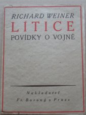 kniha Lítice povídky o vojně, Fr. Borový 1916
