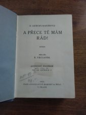 kniha A přece tě mám rád! Román, Borský a Šulc 1931