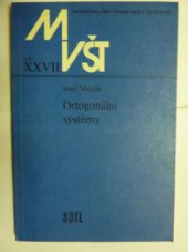 kniha Ortogonální systémy vysokošk. příručka, SNTL 1985