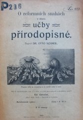 kniha O reformních snahách v oboru učby přírodopisné, E. Geissler 1903