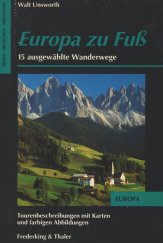 kniha Europa zu Fuss 15 ausgewählte Wanderwege, Frederking & Thaler 1990