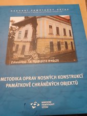 kniha Metodika oprav nosných konstrukcí památkove chráněných objektu, Npu 2022