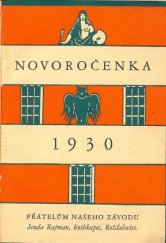 kniha Novoročenka 1930, Vydav. Novoročenky 1930