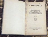 kniha Životopis nešťastníka, s.n. 1915