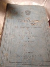 kniha Čítanka pro školy obecné čtyř- až osmitřídné. Díl I., S psacím písmem stojatým, Císařský královský školní knihosklad 1895