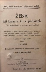 kniha Žena, její krása a život pohlavní Ženy sebeochrana a pohlavní zdravověda, Rudolf Storch 1912