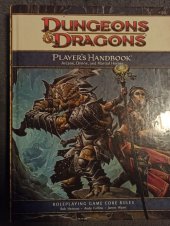 kniha Dungeons & Dragons Player's Handbook 4th edition, Wizzards of the coast 2008