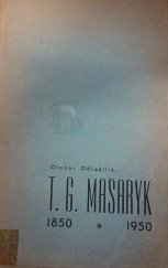 kniha T. G. Masaryk 1850-1950, Národní jednota čsl. protestantů v Americe a Kanadě 1950