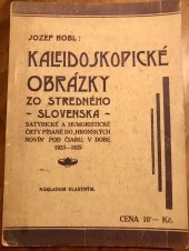 kniha Kaleidoskopické obrázky To stredného Slovenska, Slovenská Grafia B. Bystrica 1926