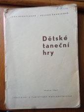 kniha Dětské taneční hry, Sportovní a turistické nakladatelství 1964