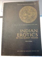 kniha Indian erotics of the oldest period, Univerzita Karlova 1967