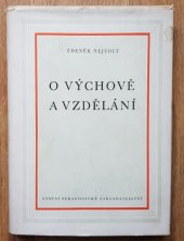 kniha O výchově a vzdělání, SPN 1953