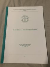 kniha Elektrické a strojní mechanismy, Mendelova zemědělská a lesnická univerzita 2007