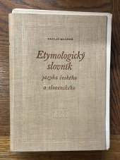 kniha Etymologický slovník jazyka českého a slovenského, Československá akademie věd 1957